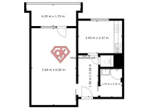 Pronájem bytu 1+1, Ústí nad Orlicí - Hylváty, Třebovská, 39 m2