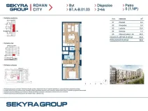 Prodej bytu 2+kk, Praha - Karlín, Sokolova, 54 m2