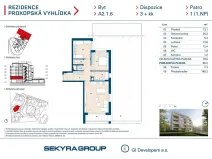 Prodej bytu 3+kk, Praha - Jinonice, Radlická, 77 m2