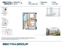 Prodej bytu 2+kk, Praha - Karlín, Sokolova, 40 m2