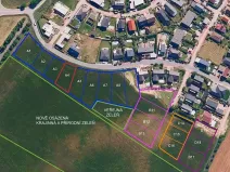 Prodej pozemku pro bydlení, Hrušovany u Brna, Pod Střediskem, 820 m2