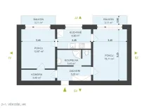 Pronájem bytu 2+1, Hradec Králové, Na Zahrádkách, 65 m2