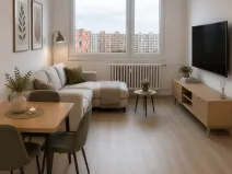 Pronájem bytu 2+kk, Praha, Konstantinova, 43 m2