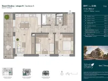 Prodej bytu 3+kk, Praha - Dolní Chabry, Podhorská, 80 m2