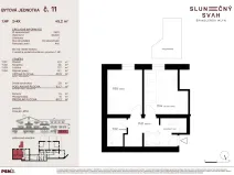 Prodej bytu 2+kk, Špindlerův Mlýn - Bedřichov, 41 m2