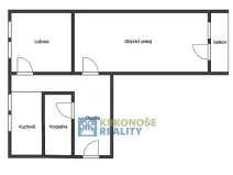 Prodej bytu 2+1, Trutnov - Střední Předměstí, Michnova, 55 m2