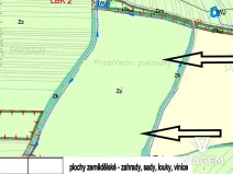 Prodej podílu zahrady, Židlochovice, 4493 m2