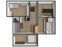 Prodej bytu 3+1, Proboštov, U vodárny, 82 m2