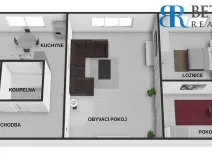 Prodej bytu 3+1, Přerov - Přerov I-Město, Denisova, 60 m2