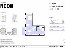 Prodej bytu 2+kk, Brno, Plynárenská, 43 m2