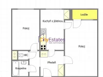 Prodej bytu 2+1, Praha - Lhotka, Na rovinách, 57 m2