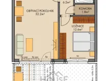 Prodej bytu 2+kk, Praha - Ruzyně, Stočesova, 60 m2