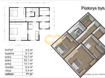 Prodej rodinného domu, Řehlovice - Dubice, 77 m2