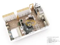Prodej bytu 2+kk, Prachatice - Prachatice II, Vokova, 60 m2