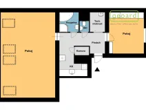 Pronájem bytu 2+kk, Praha, Za poštou, 75 m2