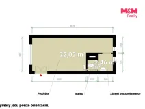 Pronájem obchodního prostoru, Plzeň - Východní Předměstí, náměstí Generála Píky, 26 m2