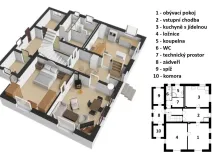 Prodej rodinného domu, Horní Branná - Valteřice, 203 m2