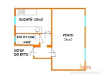 Pronájem bytu 1+1, Brno, Gorkého, 45 m2