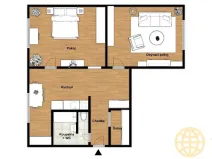 Prodej bytu 2+1, Tábor, Kpt. Jaroše, 64 m2