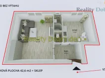 Pronájem bytu 1+1, Opava, Sokolovská, 42 m2
