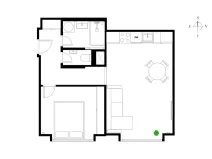 Prodej bytu 2+kk, Praha - Vršovice, Jakutská, 41 m2