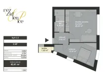 Prodej bytu 2+kk, Brno - Bohunice, Elišky Přemyslovny, 44 m2