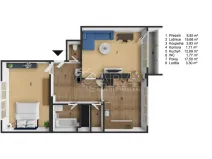 Pronájem bytu 2+1, Praha - Vršovice, Čeljabinská, 70 m2