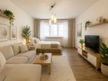Pronájem bytu 1+1, Hulín, nám. Míru, 45 m2