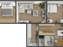 Prodej bytu 3+1, Písek - Budějovické Předměstí, třída Přátelství, 61 m2