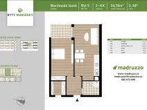 Prodej bytu 2+kk, Mariánské Lázně, Husova, 54 m2