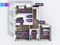 Prodej bytu 4+kk, Ostrava, Nádražní, 82 m2
