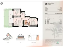 Prodej bytu 3+kk, Řitka, Všenorská, 72 m2