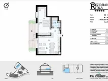 Prodej bytu 2+kk, Řitka, Všenorská, 59 m2