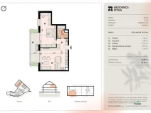 Prodej bytu 2+kk, Řitka, Všenorská, 59 m2