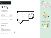 Prodej bytu 1+kk, Praha - Komořany, Okružní