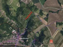 Prodej zahrady, Dolní Kounice, Stráně, 4535 m2