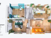 Prodej bytu 3+1, Hrušovany u Brna, Sídliště, 73 m2