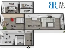Prodej bytu 3+1, Přerov - Přerov I-Město, tř. 17. listopadu, 78 m2