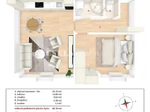 Prodej bytu 2+kk, Benešov, Rubešova, 45 m2