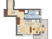 Prodej bytu 1+kk, Praha - Dolní Měcholupy, Honzíkova, 35 m2