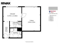 Pronájem bytu 1+1, Ostrov, Kollárova, 36 m2