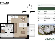 Prodej bytu 1+kk, Praha - Hostivař, U továren, 32 m2