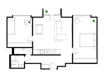 Prodej bytu 3+kk, Praha - Vinohrady, Nad olšinami, 62 m2