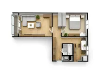 Prodej bytu 2+1, Vyškov - Vyškov-Předměstí, Hybešova, 55 m2