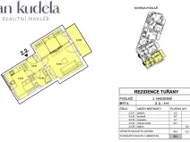 Pronájem bytu 2+kk, Brno, Sokolnická, 40 m2