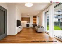 Pronájem bytu 1+kk, Praha - Modřany, Kolmanova, 37 m2