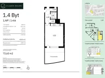 Prodej bytu 1+kk, Praha - Komořany, Okružní, 57 m2