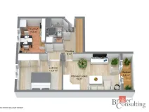 Prodej bytu 2+1, Ostrov, Masarykova, 55 m2