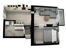 Pronájem bytu 2+1, Lovosice, Resslova, 52 m2