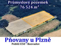 Prodej komerčního pozemku, Chotěšovičky, 76524 m2